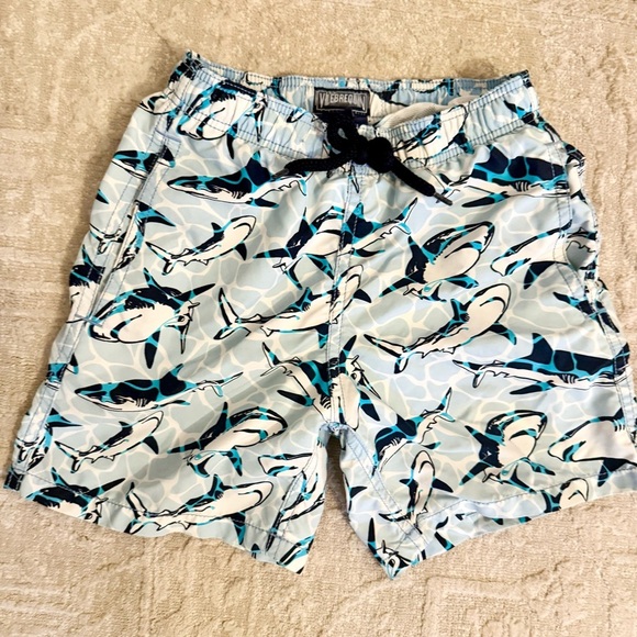 Vilebrequin Other - Vilebrequin Boys Shark Print Swim Trunks - Size 8